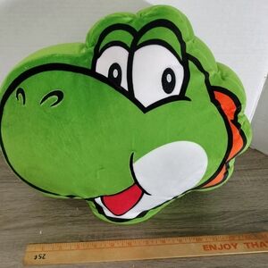 Green Dinosaur Character Pillow